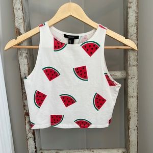 Forever 21 - Watermelon Print Tank Top - Size M